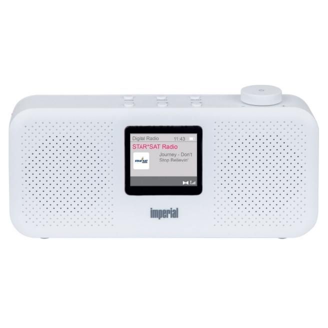 Imperial DABMAN 16 Analog and Digital Clock Radio - White