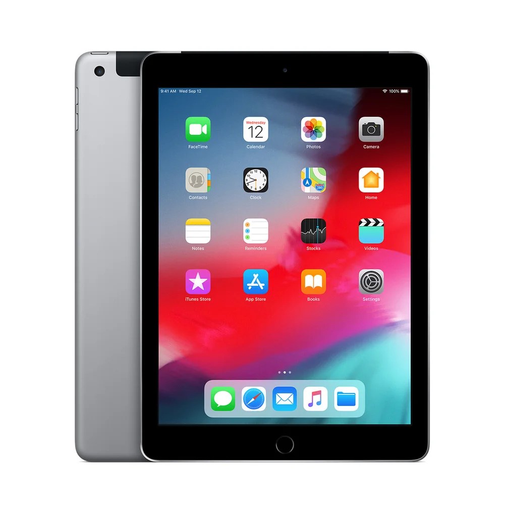 iPad 6, 9.7-inch, 128GB - Space Gray - WiFi + Cellular
