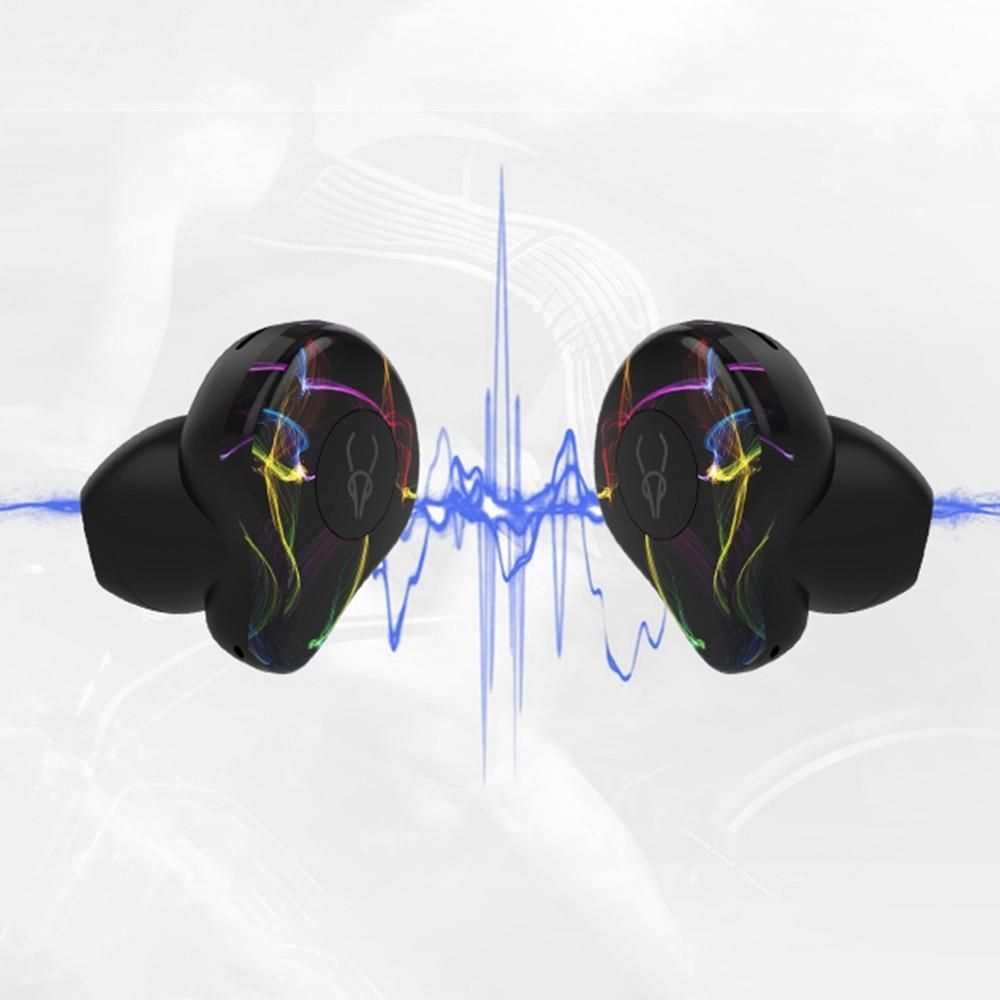 TWS True Wireless Bluetooth Earbuds, Black