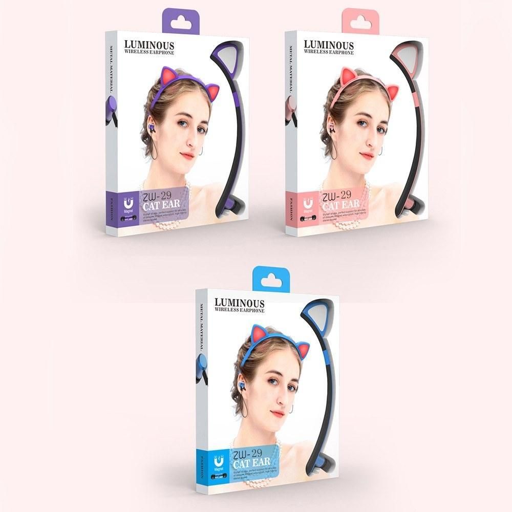 Auricular Bluetooth de estilo chat, Rosa