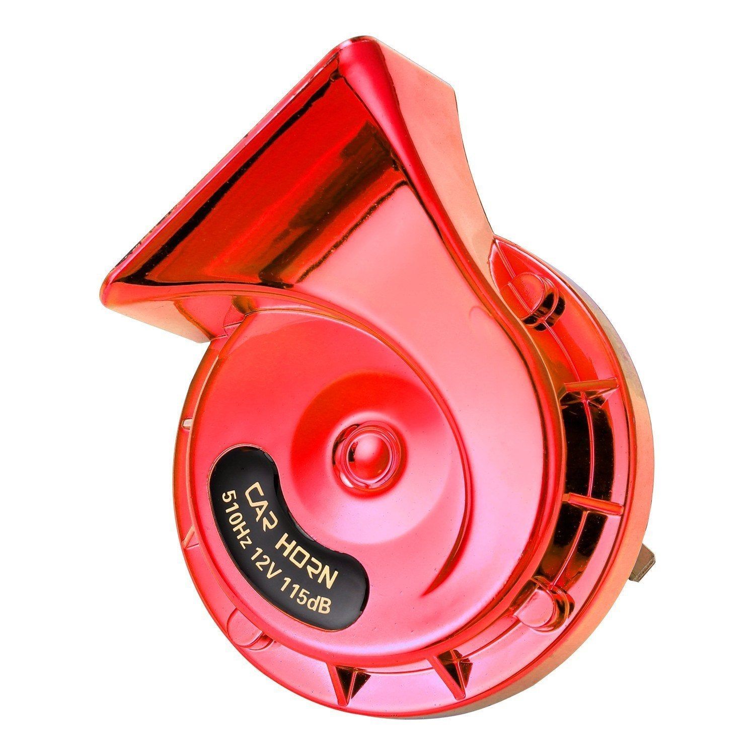 General Car Air Horn, Strong Sound, Red