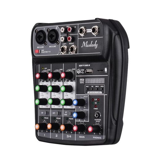 Console de mixage audio compacte avec carte son
