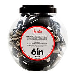 Cable de instrumento Fender Serie Profesional, 15 cm (paquete de 20)