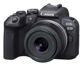 Canon EOS R10 Hybrid Camera + RF-S 18-45mm f/4.5-6.3 IS STM Lens