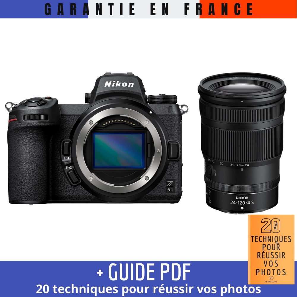 Nikon Z6 II Mirrorless Camera + Z 24-120mm f/4 S Lens + '20 TECHNIQUES FOR SUCCESSFUL PHOTOS' Guide