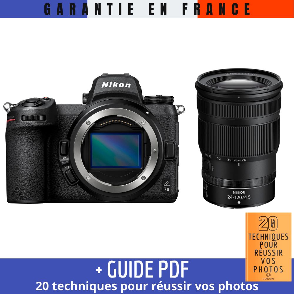 Nikon Z7 II Mirrorless Camera + Z 24-120mm f/4 S Lens + '20 TECHNIQUES FOR SUCCESSFUL PHOTOS' Guide PDF