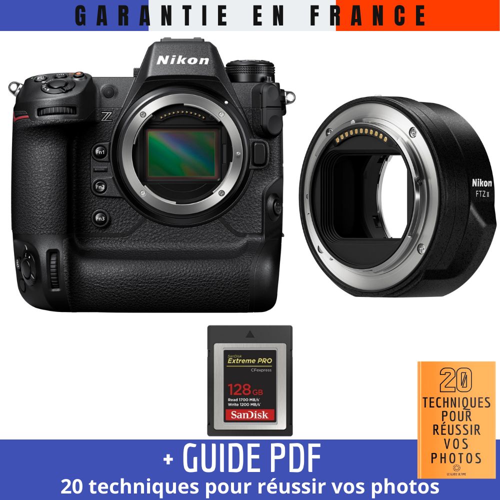 Nikon Z9 Mirrorless Camera Kit with FTZ II and 128GB CFexpress Card