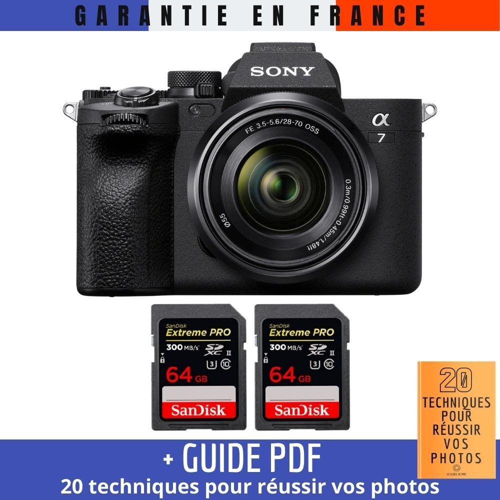 Sony A7 IV + FE 28-70mm F3.5-5.6 OSS Lens + 2x SanDisk 64GB Extreme PRO UHS-II SDXC Cards