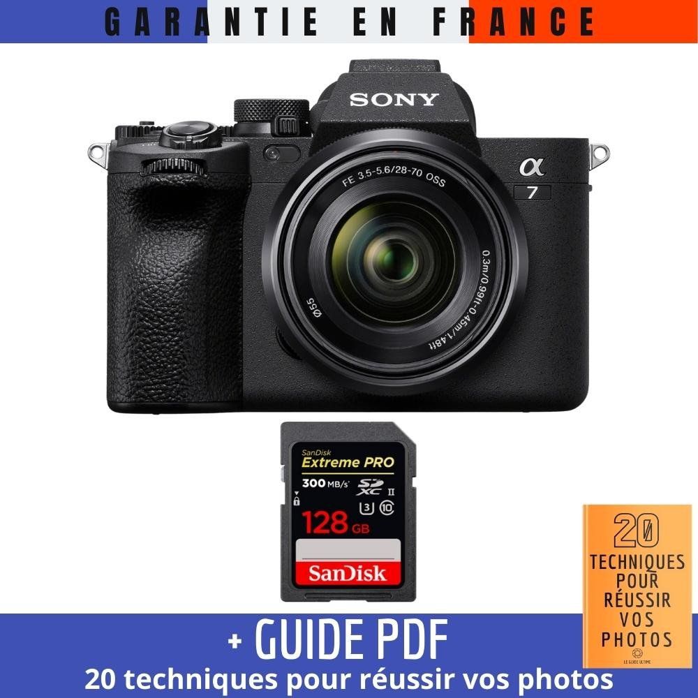 Sony A7 IV Mirrorless Camera + FE 28-70mm F3.5-5.6 OSS Lens + 1 SanDisk 128GB Extreme PRO UHS-II SDXC Card
