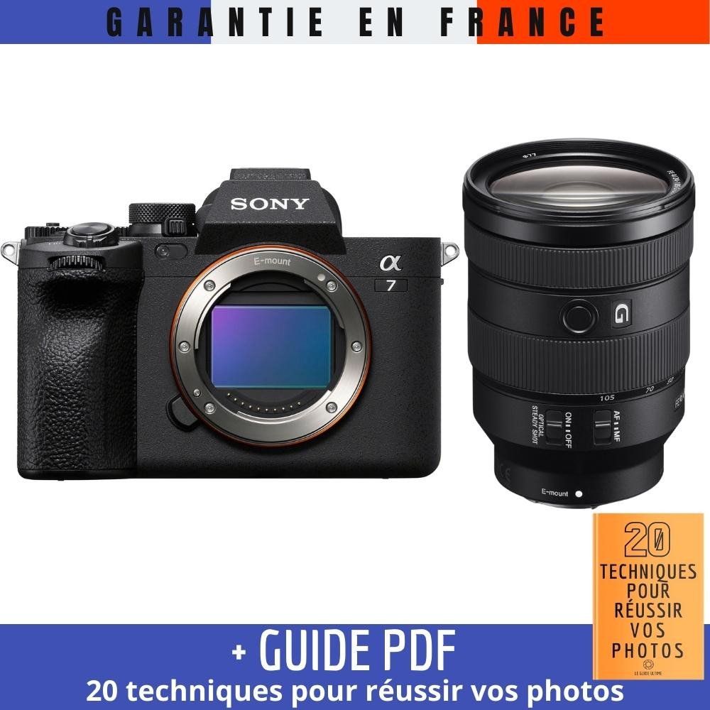 Sony A7 IV + FE 24-105mm f/4 G OSS Kit with '20 TECHNIQUES POUR RÉUSSIR VOS PHOTOS' Guide