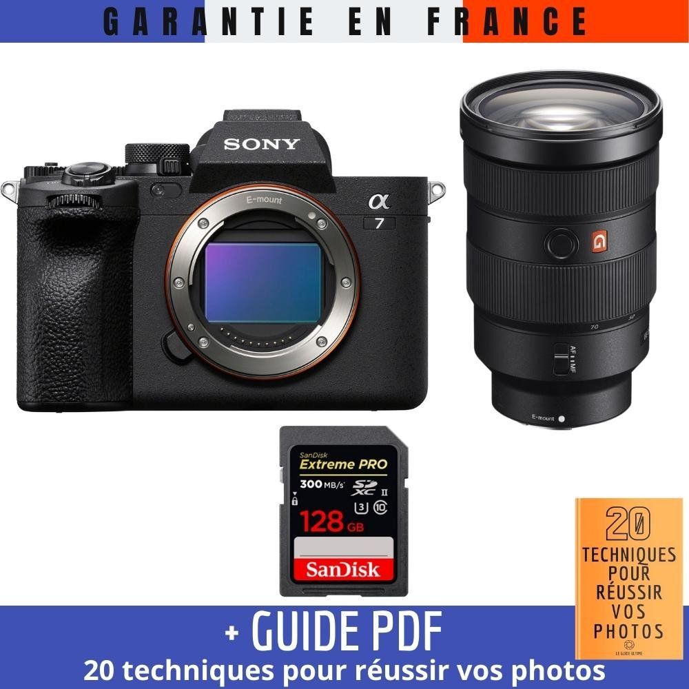 Kit Sony A7 IV avec objectif FE 24-70mm f/2.8 GM et carte SD 128 Go SanDisk Extreme PRO UHS-II