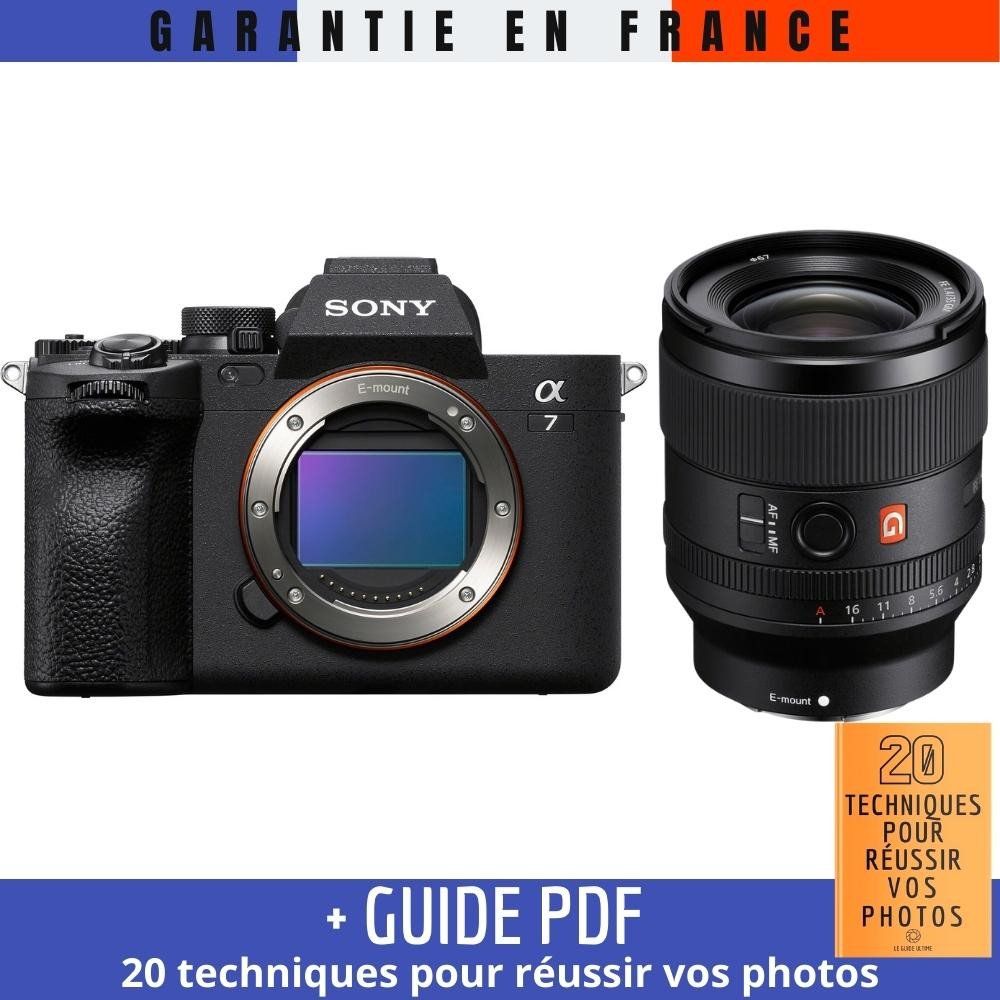 Sony A7 IV + FE 35mm f/1.4 GM Camera Kit with Guide PDF '20 TECHNIQUES POUR RÉUSSIR VOS PHOTOS'