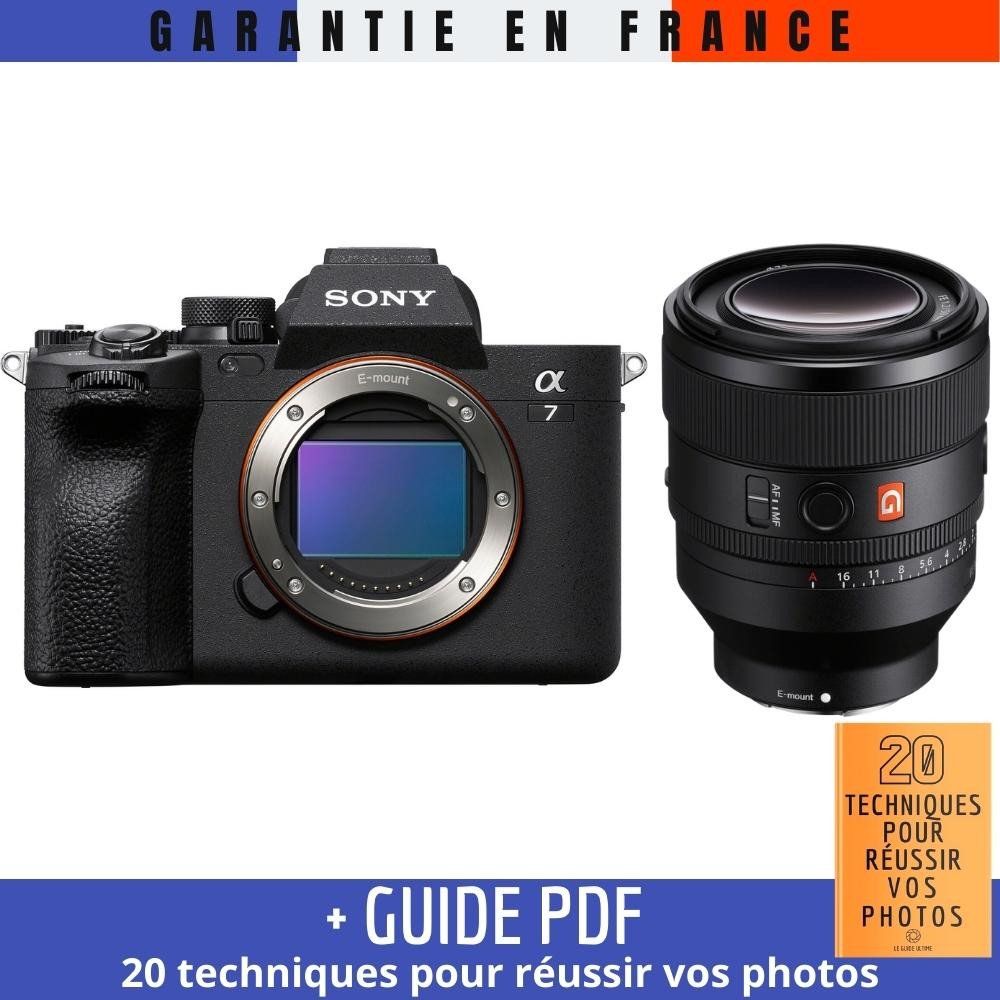 Sony A7 IV + FE 50mm f/1.2 GM Camera Kit with Guide PDF - 33MP, 4K Video, Advanced AF