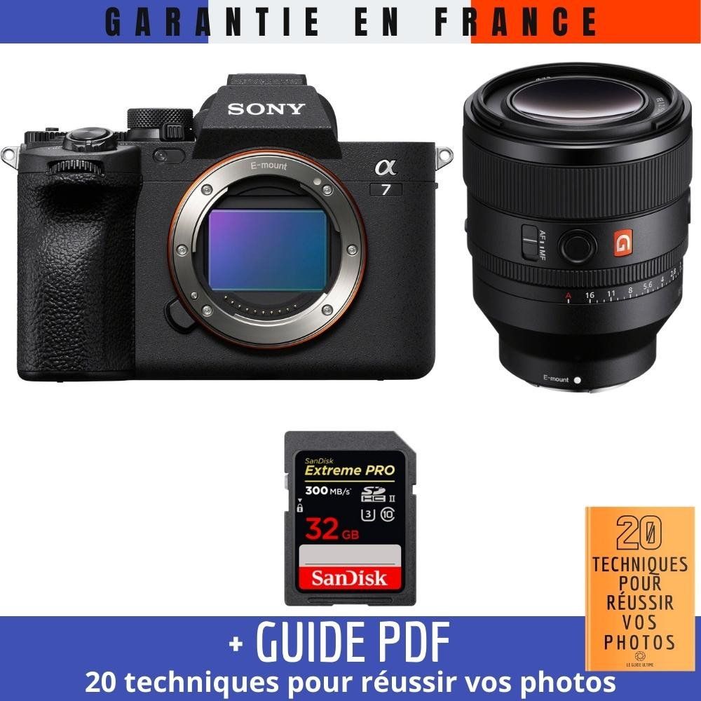Sony A7 IV + FE 50mm f/1.2 GM Lens + 1 SanDisk 32GB Extreme PRO UHS-II SDXC Card + '20 TECHNIQUES POUR RÉUSSIR VOS PHOTOS' Guide