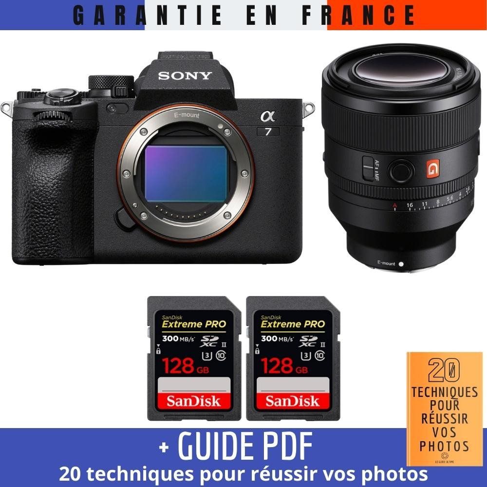 Sony A7 IV + FE 50mm f/1.2 GM Lens + 2x SanDisk 128GB Extreme PRO UHS-II SDXC Cards