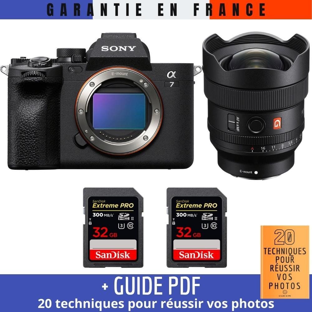 Sony A7 IV + FE 14mm f/1.8 GM Lens + 2 SanDisk 32GB Extreme PRO UHS-II SDXC Cards