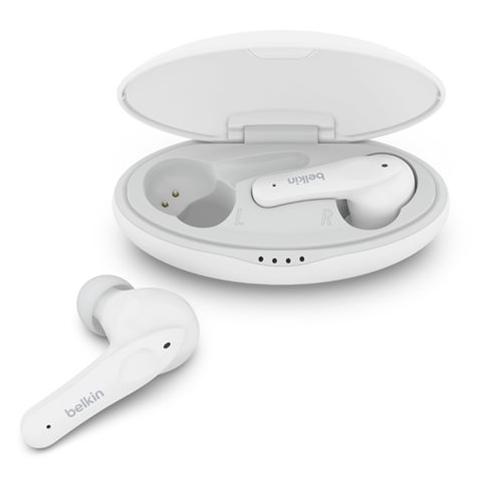 Belkin SoundForm Nano Kids - Wireless Earbuds with Microphone - White