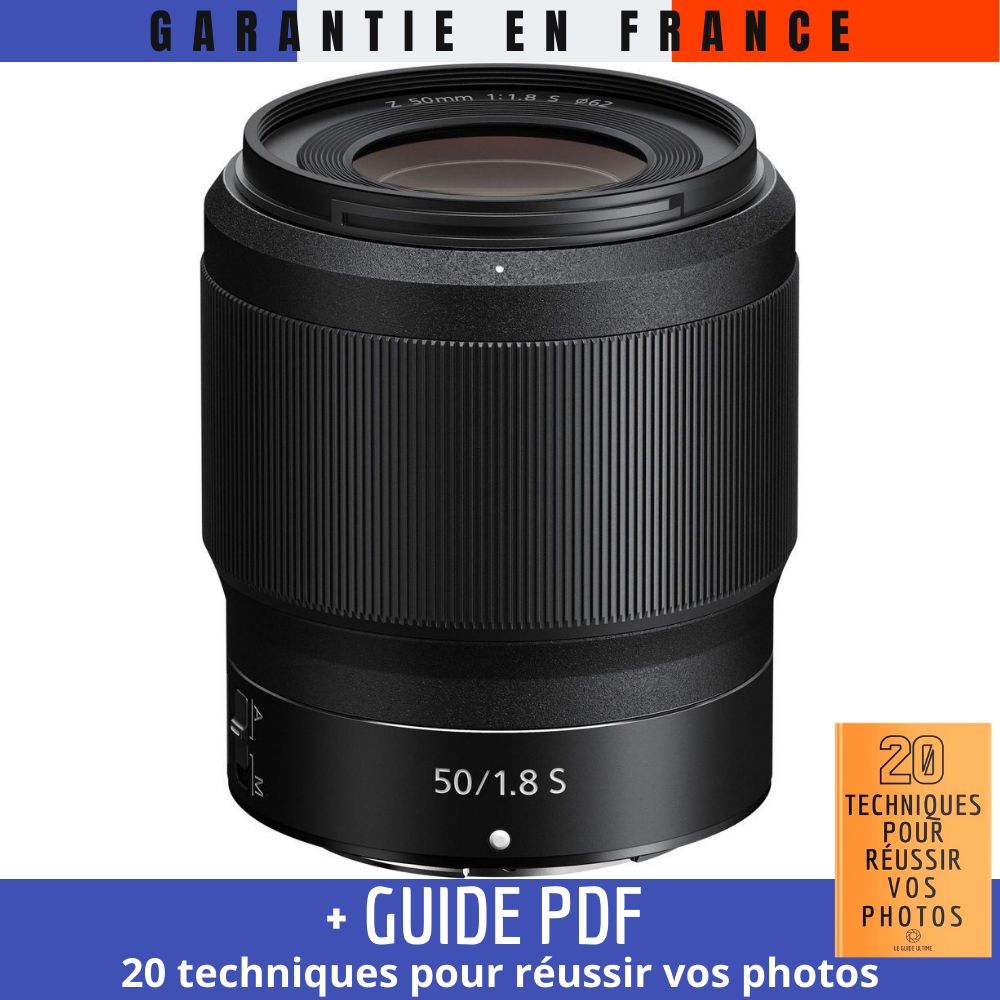 Nikon NIKKOR Z 50mm f/1.8 S Lens + Guide PDF: 20 Techniques for Succeeding in Photography
