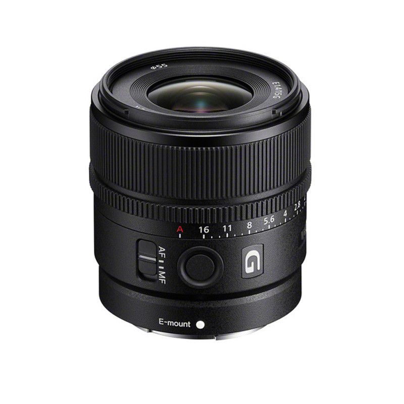 Sony SEL E 15mm f/1.4 G Lens, 2-Year Warranty