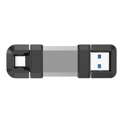 Silicon Power Mobile C51 - USB Flash Drive - 128GB - USB 3.0 / Type-C - Silver