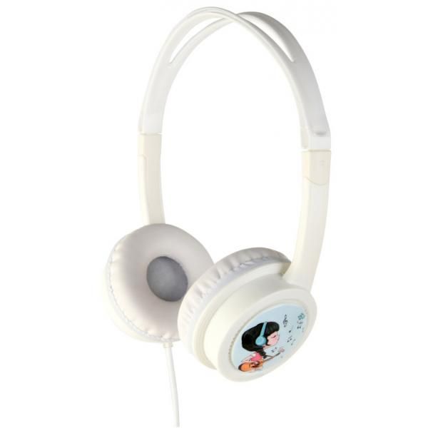 Gembird Kids Volume Control Headphones, White