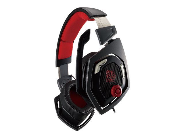 Auricular Thermaltake SHOCK 3D - 7.1 canales - Sobre oreja - Con cable - Negro diamante