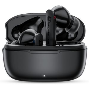 Monster Cable Products True Wireless N-Lite Clear Talk Earbuds - Black