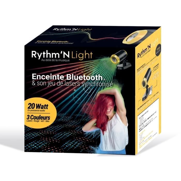 PASSAT 20W Bluetooth Speaker with Synchronized RGB Light Projector (Rythm'N Light)