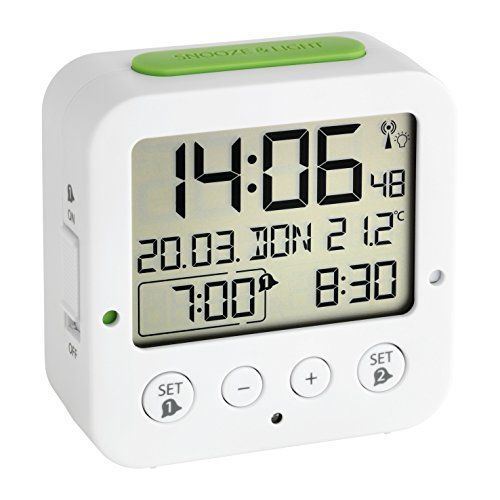 TFA Bingo Alarm Clock (81x81mm)