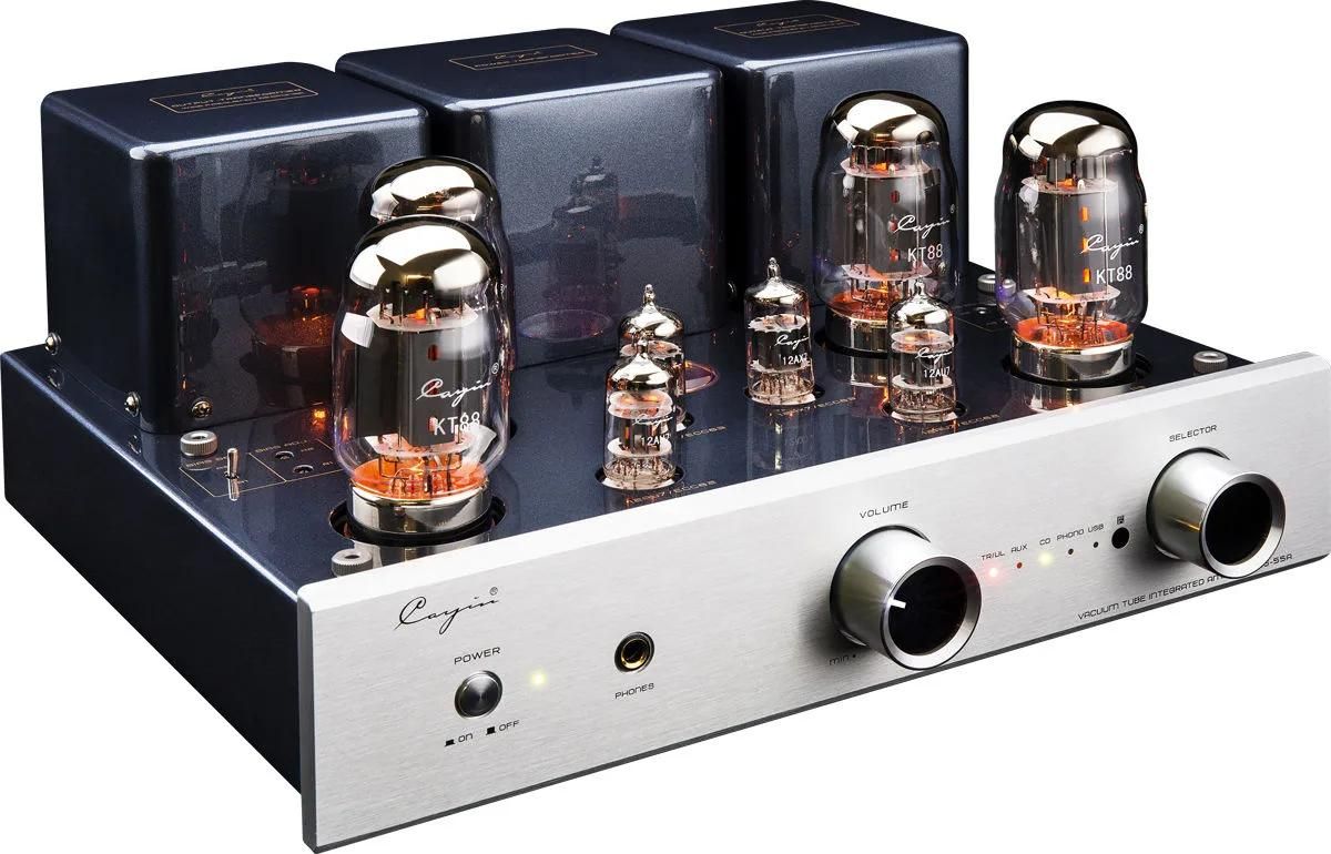 Cayin CS-55A EL34 Silver Hi-Fi Amplifier