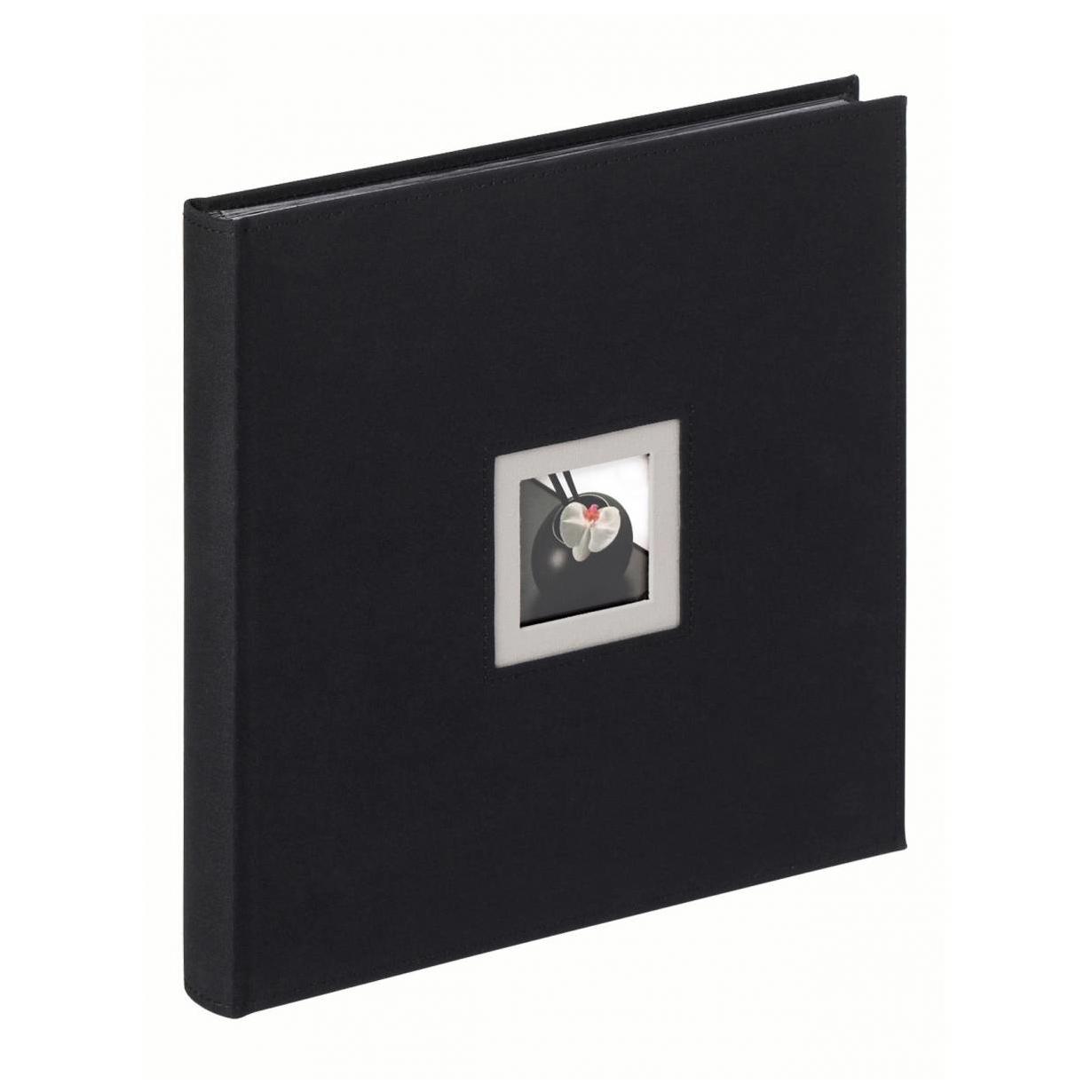 Walther Design Photo Album and Page Protector, Black, 50 Sheets