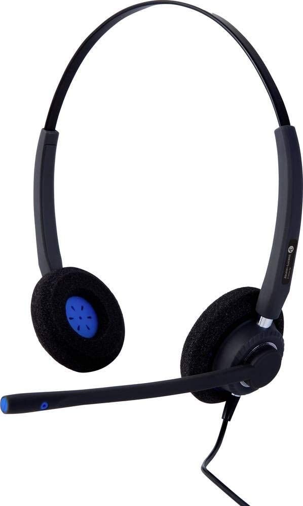 TCT Mobile International 22M Filaire USB Téléphone Casque avec Microphone Annulation du Bruit - Noir