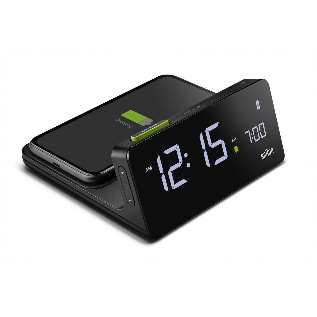 Braun Digital Alarm Clock Black (BC21)