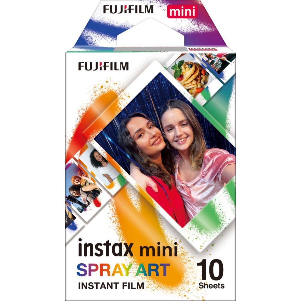 Fujifilm Instax Mini Spray Art Instant Film - Pack of 10