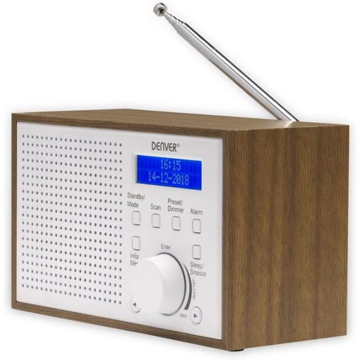 Denver DAB+ Table Radio, White