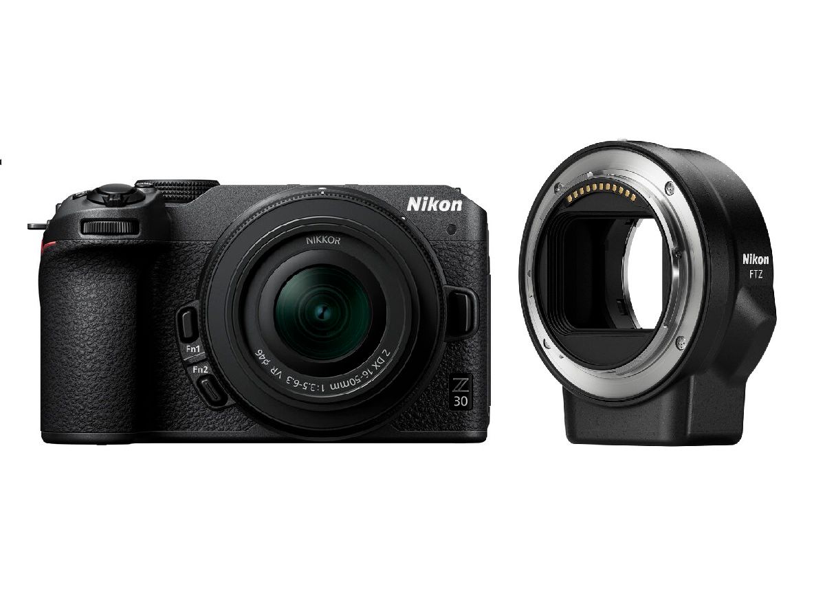 Nikon Z30 20.9MP Kit with Z 16-50mm f/3.5-6.3 Lens and FTZ Mount Adapter