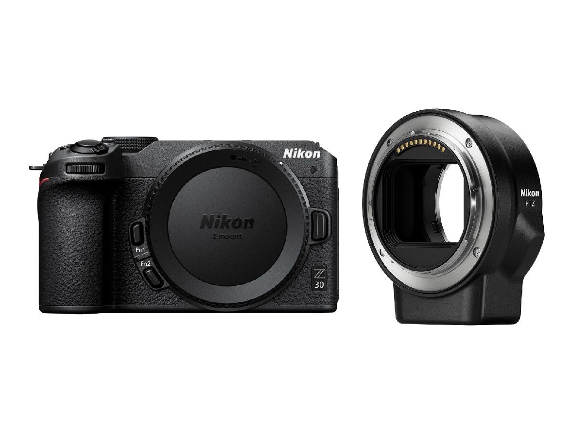 Nikon Z30 20.9MP Mirrorless Camera with FTZ Mount Adapter