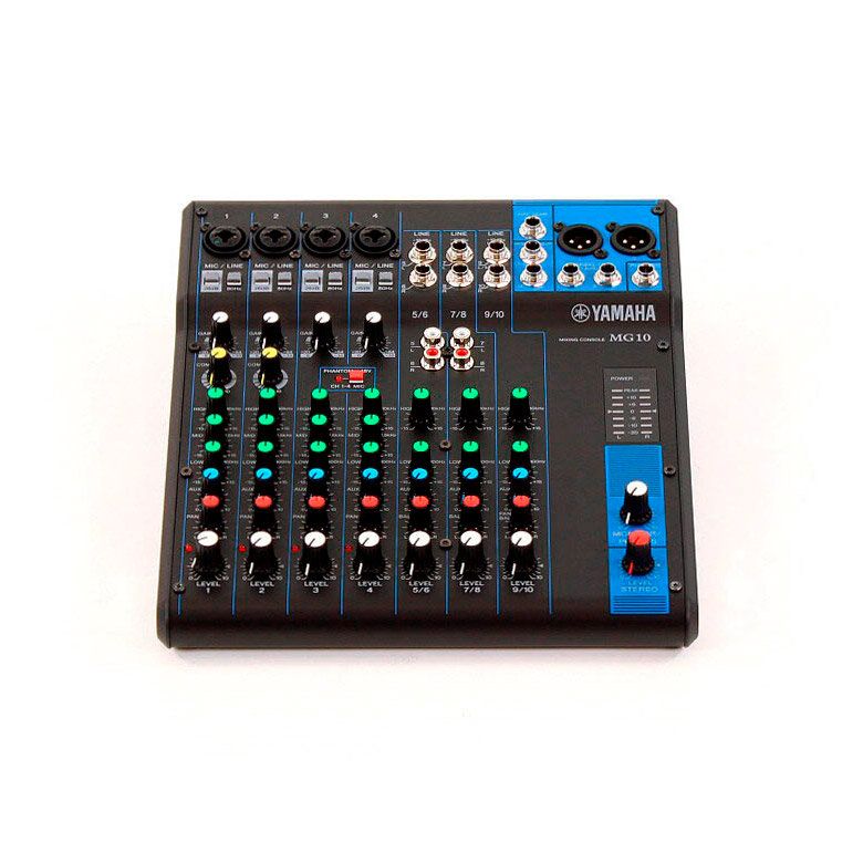 Yamaha MG10 Portable Mixer (Size: 10-Inch, Color: Black, Capacity: 10 Inputs)