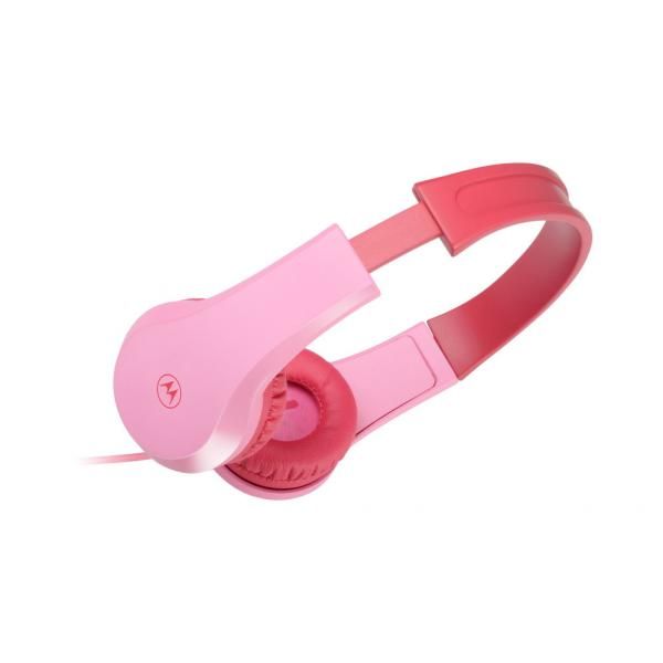 Motorola MOTO JR200 In-Ear Headphones with Microphone - Pink
