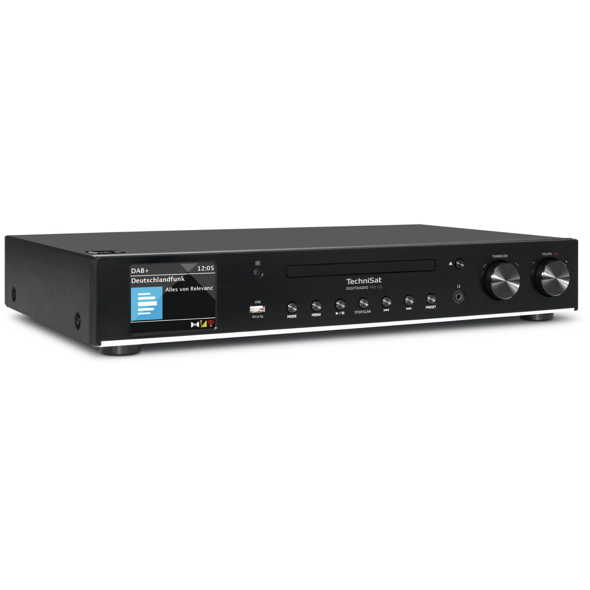 TechniSat DigitRadio 143 Mini Home Audio System Black