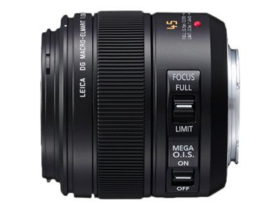 Leica H-ES045E 45mm f/2.8 DG Macro-Elmarit Lens for Micro Four Thirds, Lumix DC-BGH1 and G Series Cameras