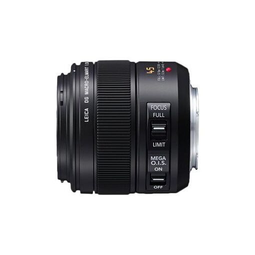 Leica H-ES045E 45mm f/2.8 DG Macro-Elmarit Lens for Micro Four Thirds, Lumix DC-BGH1 and G Series Cameras