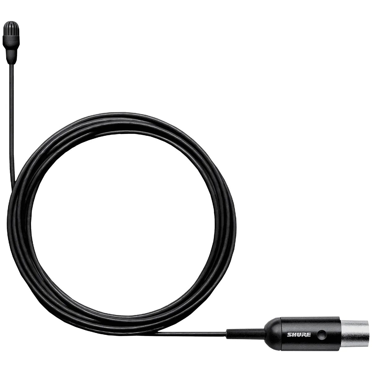 Shure TL47B/O MTQG - Omni Lapel Microphone - Black