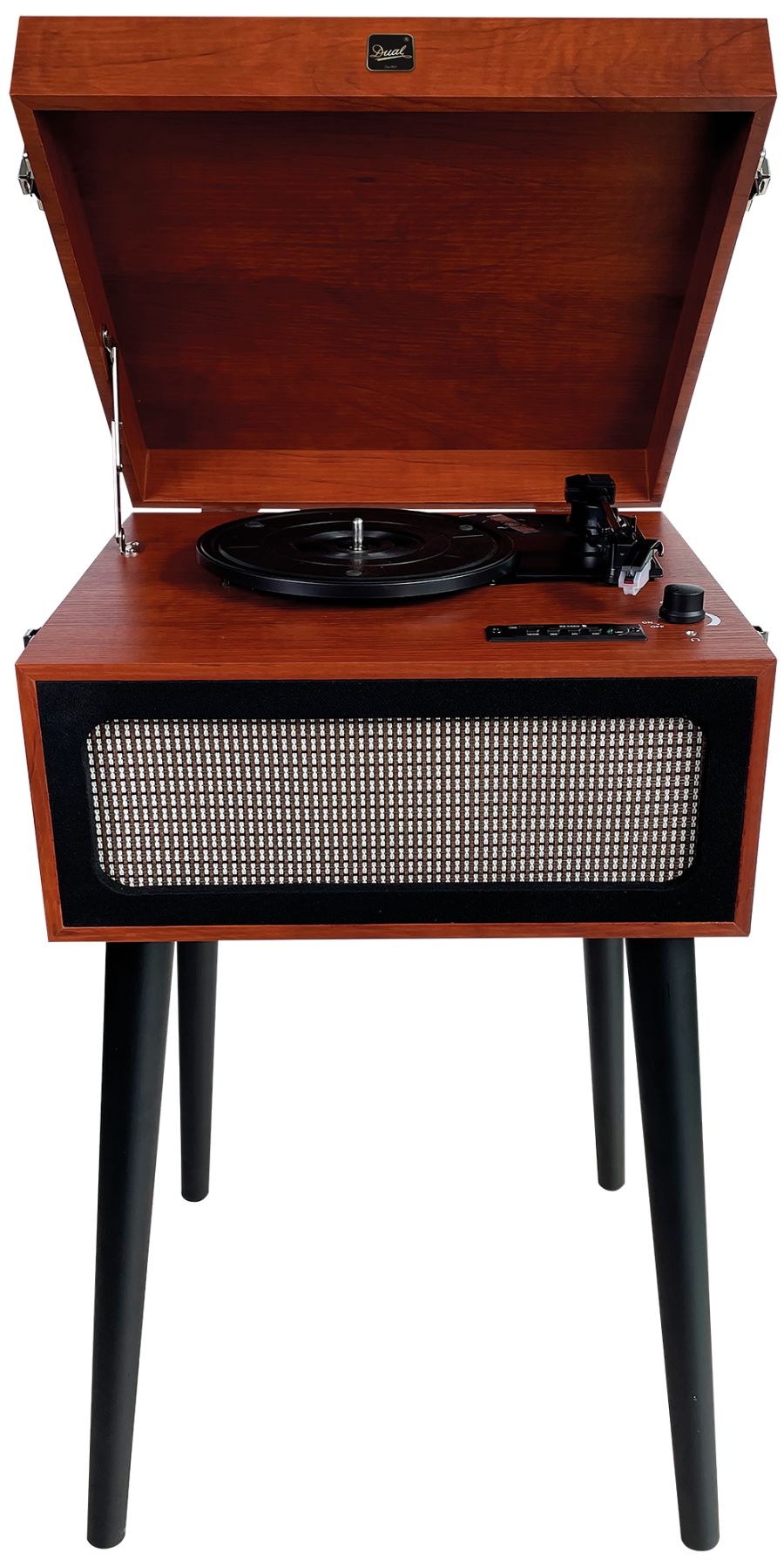 Dual Platinum Vinyl Turntable with Bluetooth and Built-in Speakers