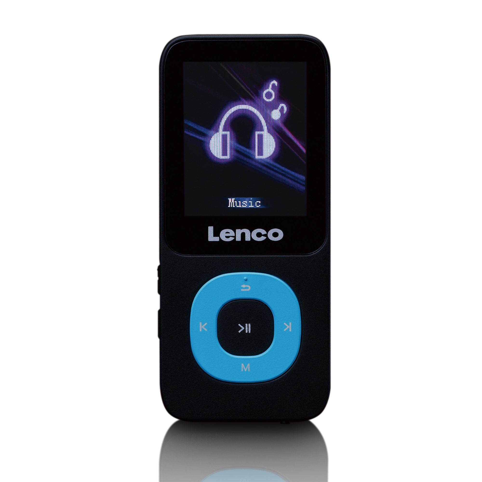 Lenco Xemio-659 4GB Micro SD MP3/MP4 Player - Black Blue