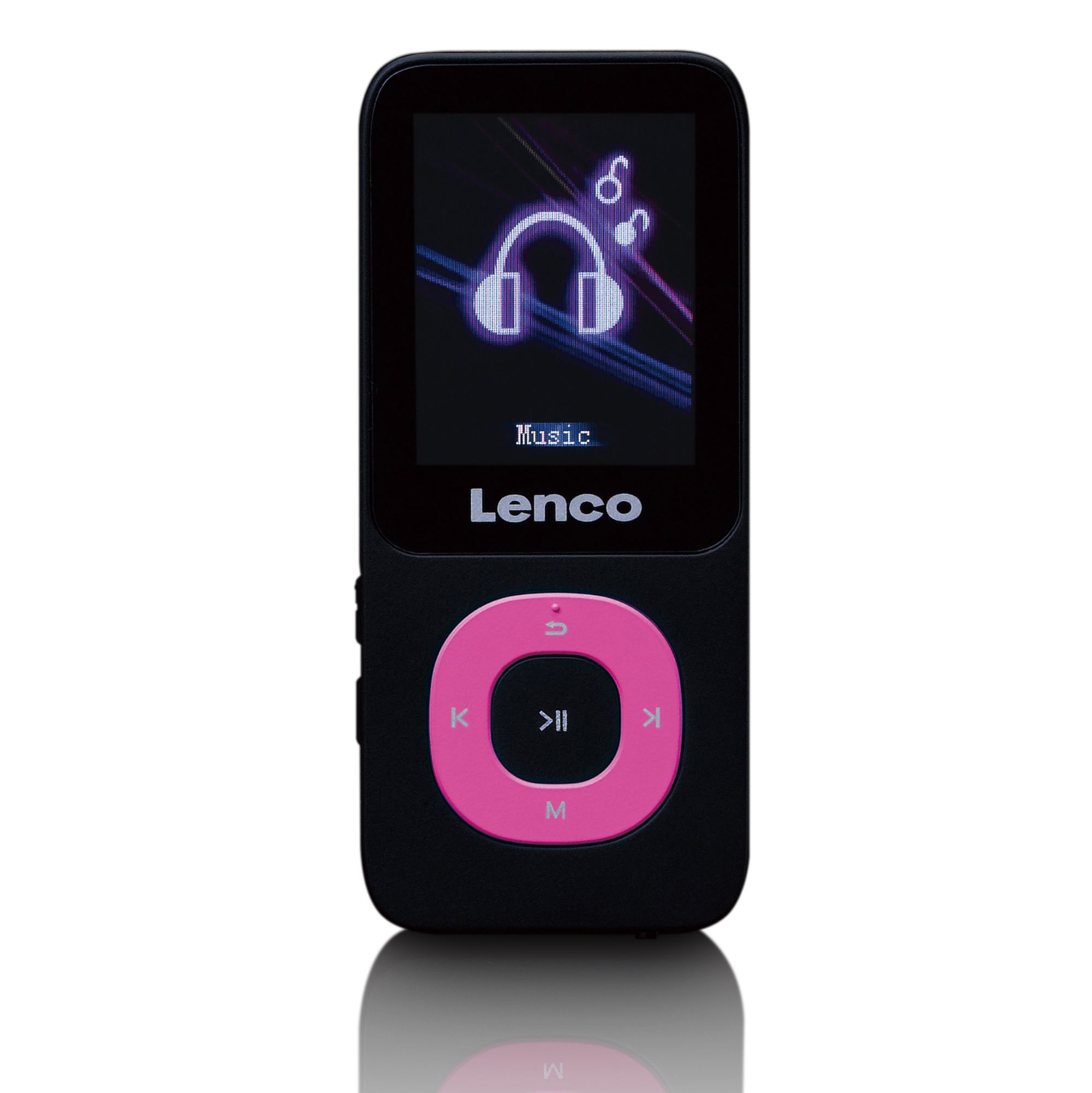 Lenco Xemio-659 4GB MicroSD MP3/MP4 Player - Black-Rose