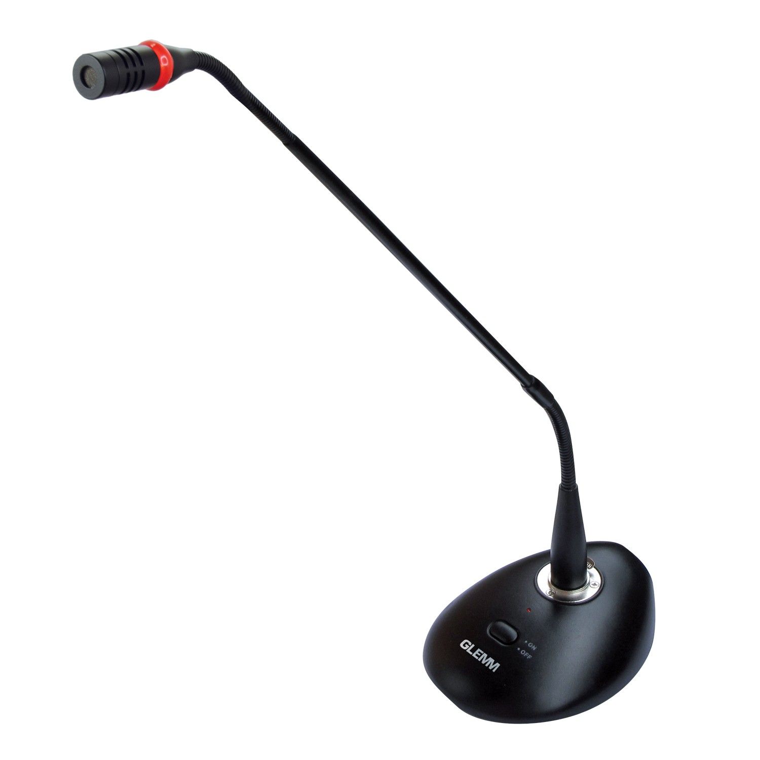 Glemm Professional Desk Microphone DMC973 for Conferences - Mechanical Switch, 8M Cable, XLR Connector