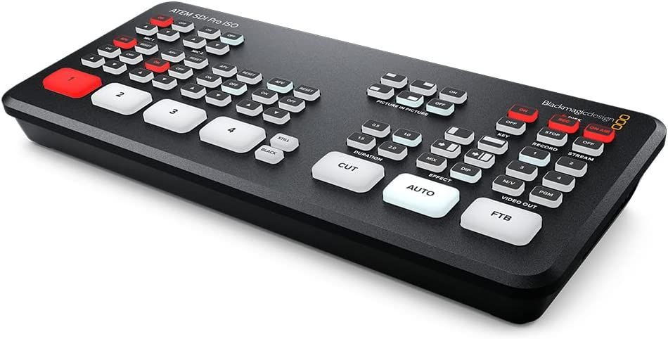 Blackmagic ATEM SDI Pro ISO HD Compact Video Mixer Black