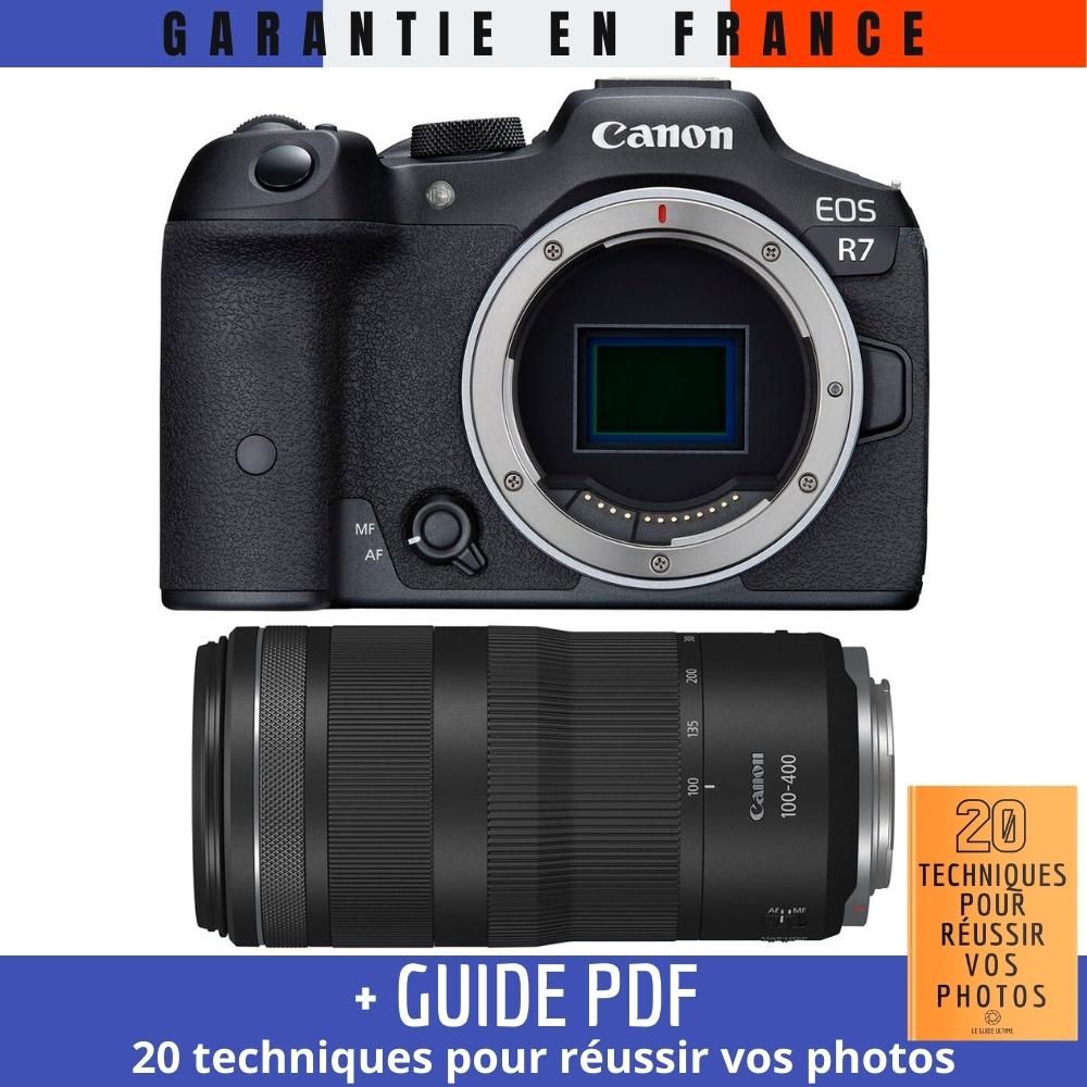 Canon EOS R7 + Objetivo RF 100-400mm f/5.6-8 IS USM + Guía PDF 20 Técnicas para Conseguir Fotos Exitosas