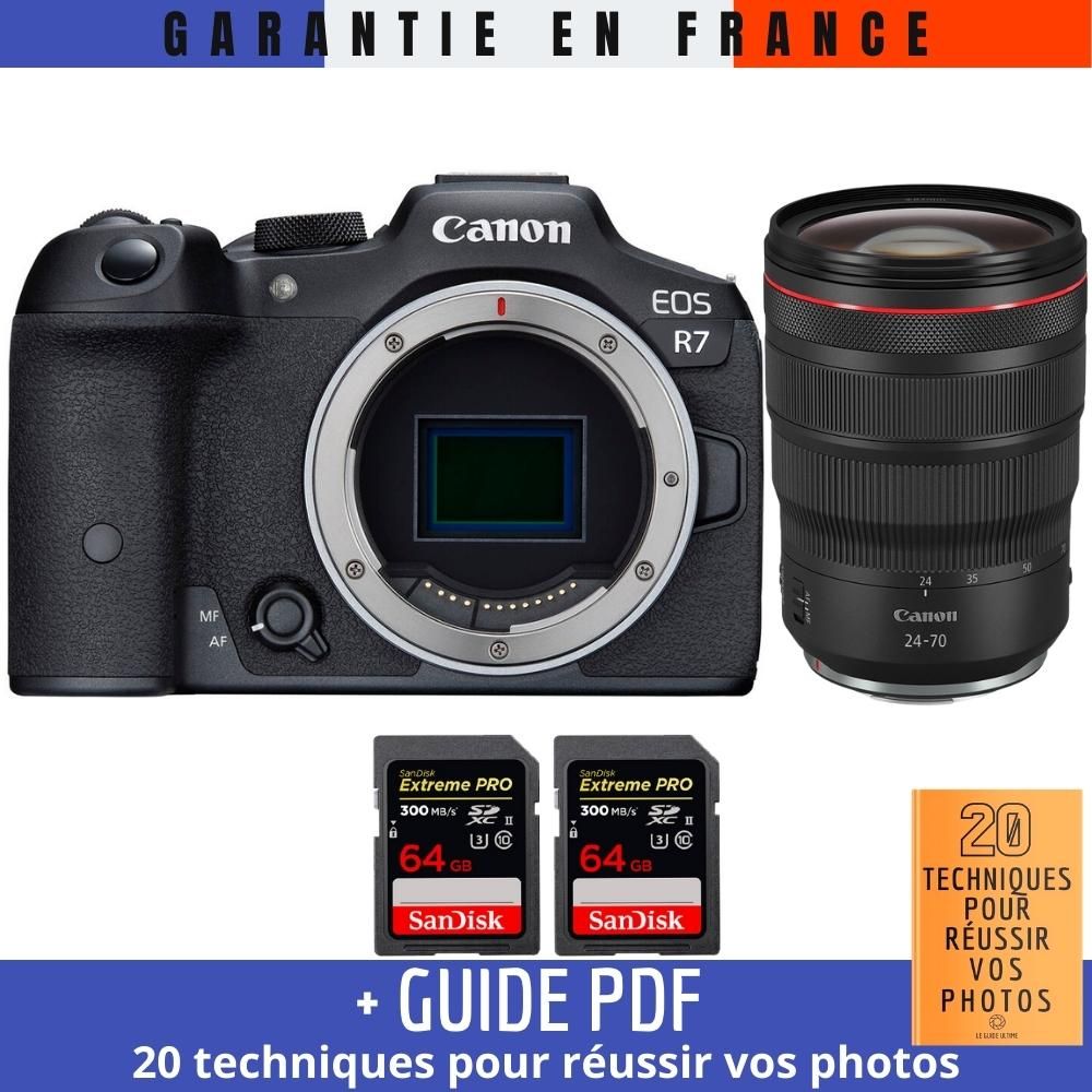 Canon EOS R7 + RF 24-70mm F2.8 L IS USM + 2 SanDisk 64GB Extreme PRO UHS-II SDXC 300MB/s